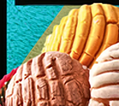 Fresh conchas from the panadería