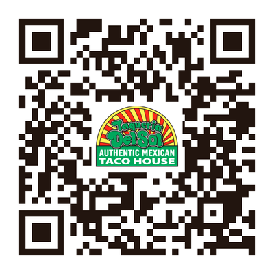 QR code that opens the Taquería Del Sol menu
